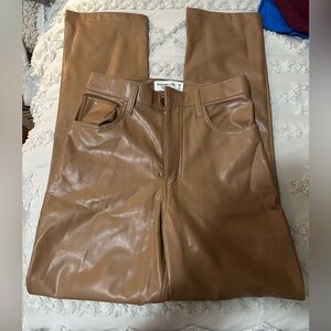 Abercrombie Curve Love 90s Straight vegan leather pant